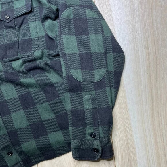 Polo Ralph Lauren Button Up Mens Green Plaid Spread Regular Shirt Pockets Medium - Picture 3 of 11